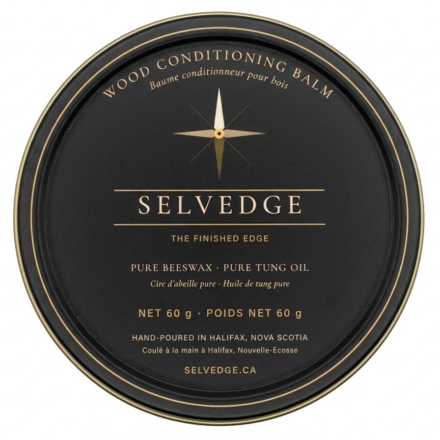 Selvedge Wood Conditioning Balm — 60g tin